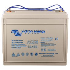 Victron AGM Super Cycle battery 12V, 170Ah (20h) M8